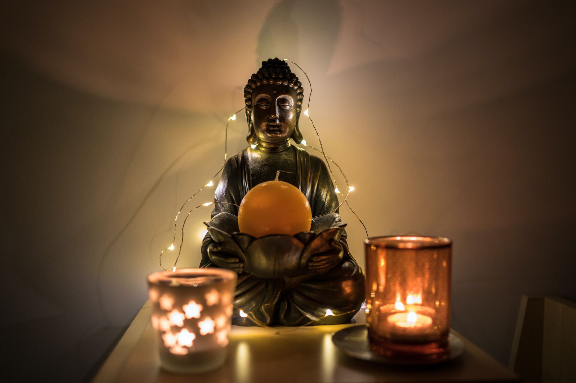 świeca do medytacji, świeca do yogi