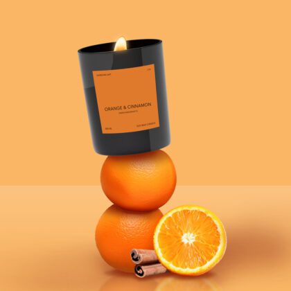 Świeca sojowa Pomarańcz cynamon